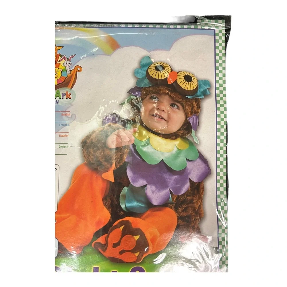 NEW Rubies Infant Costume Plush Brown Owl Boys & Girls Noah's Ark Collection